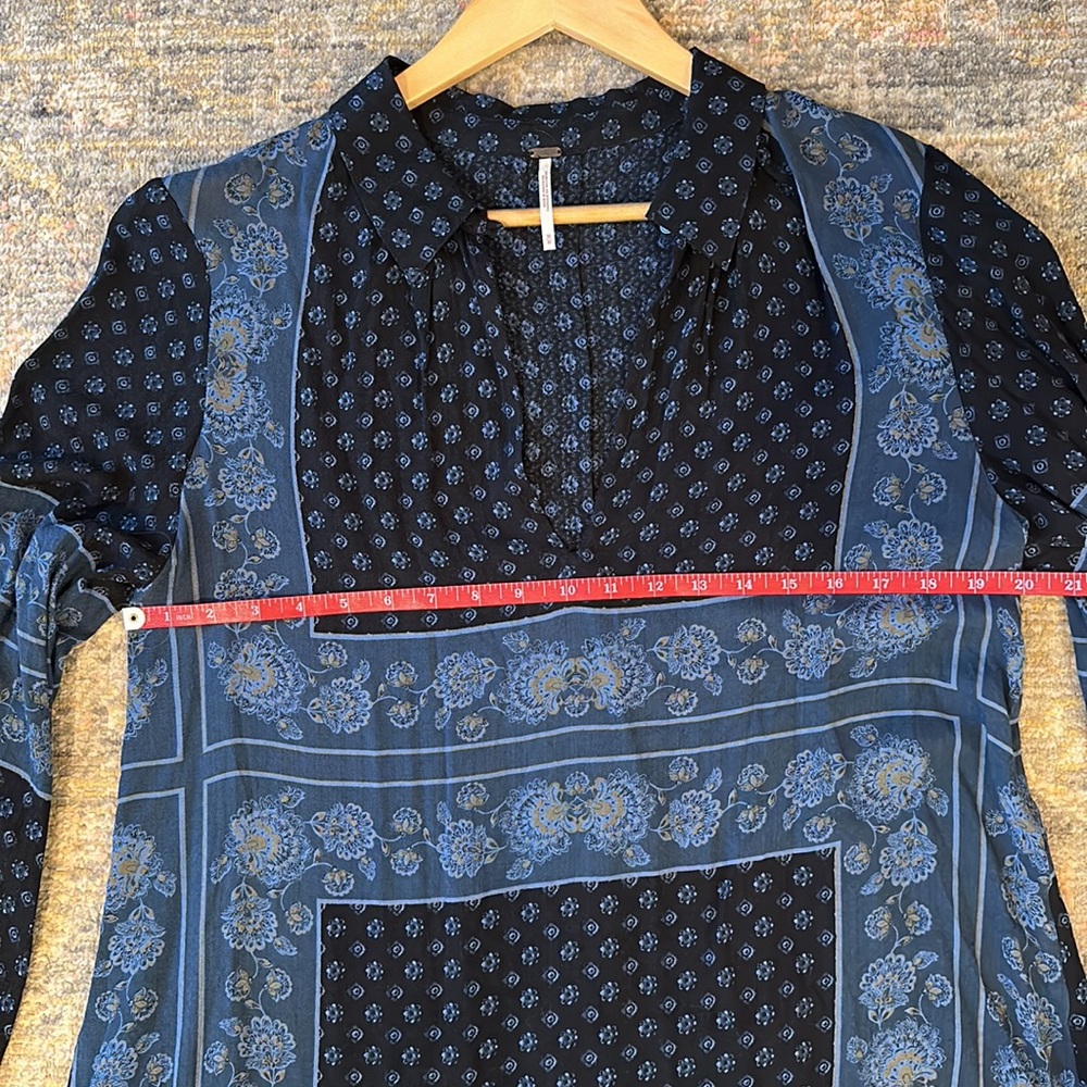 Free People Changing Times Floral Tunic Size M